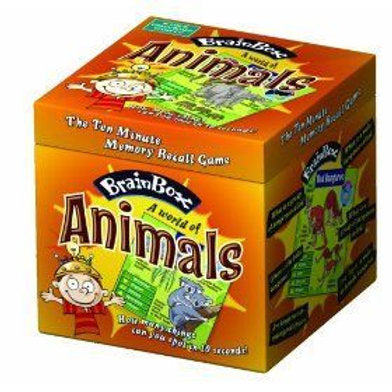 brain box world of animals jogo de tabuleiro